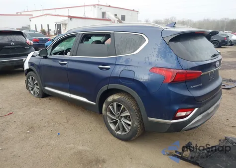 2019 Hyundai Santa Fe Limited z USA, uszkodzony, nr VIN 5NMS53AD7KH042519
